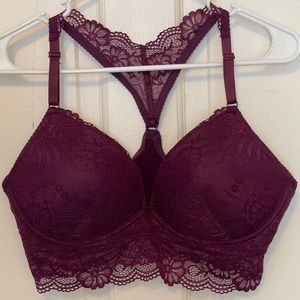 XL Purple Lace Bra